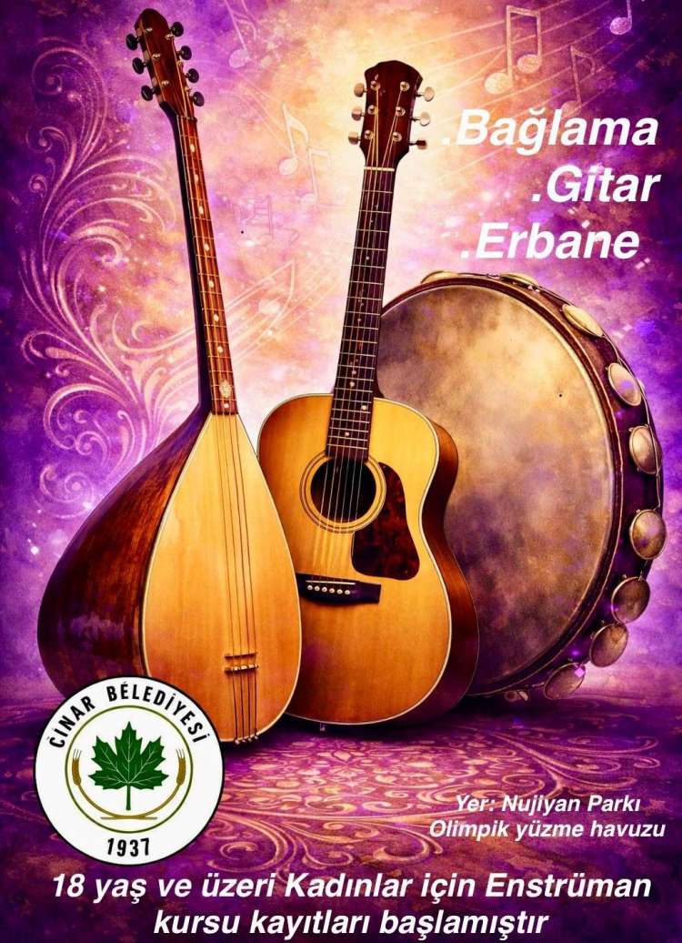 Erbane Gitar ve Bağlama Kursu Kayıtları Başladı